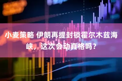 小麦策略 伊朗再提封锁霍尔木兹海峡，这次会动真格吗？